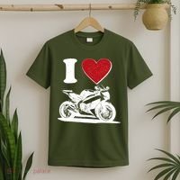 I Love Motorcycles T-Shirt thumb 2