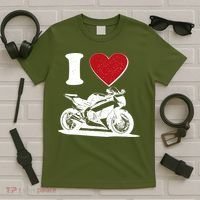 I Love Motorcycles T-Shirt thumb 5