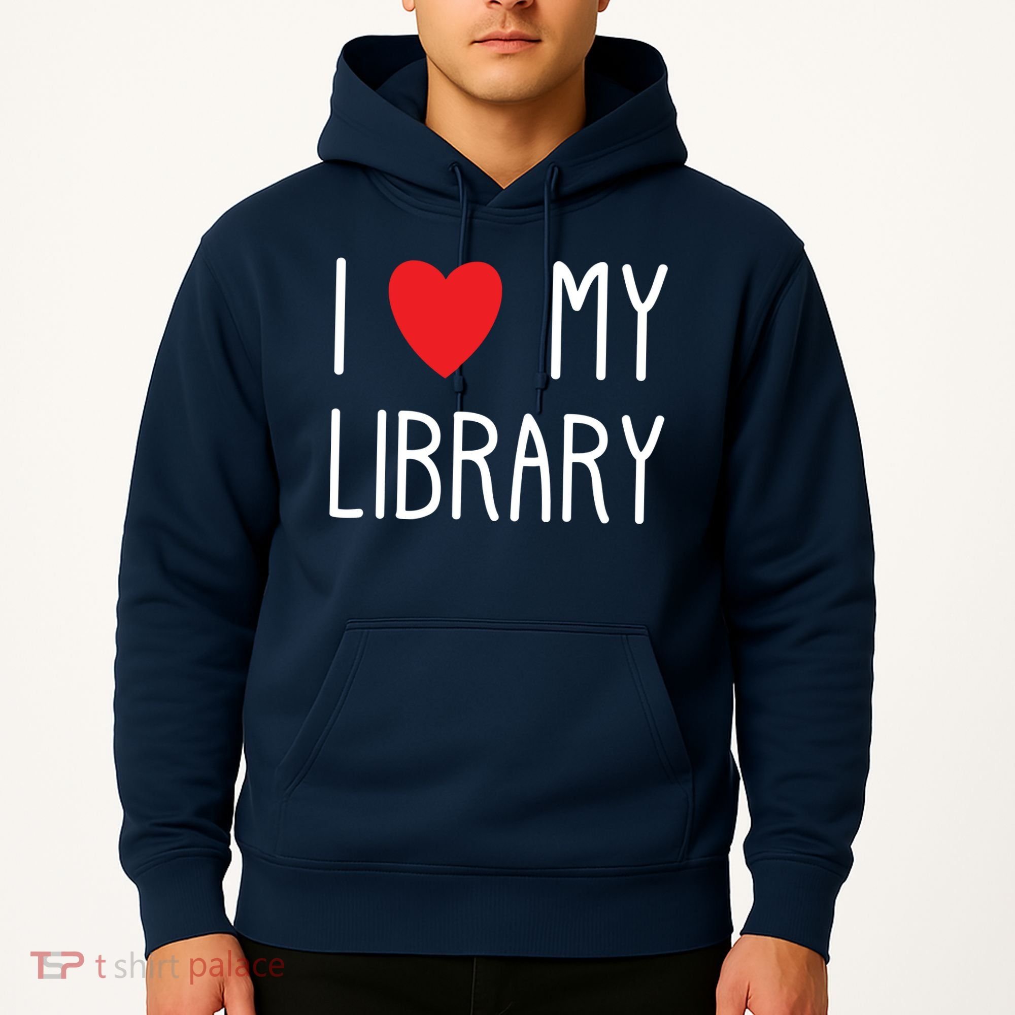 I Love My Library For Book Lovers Readers Librarian Hoodie