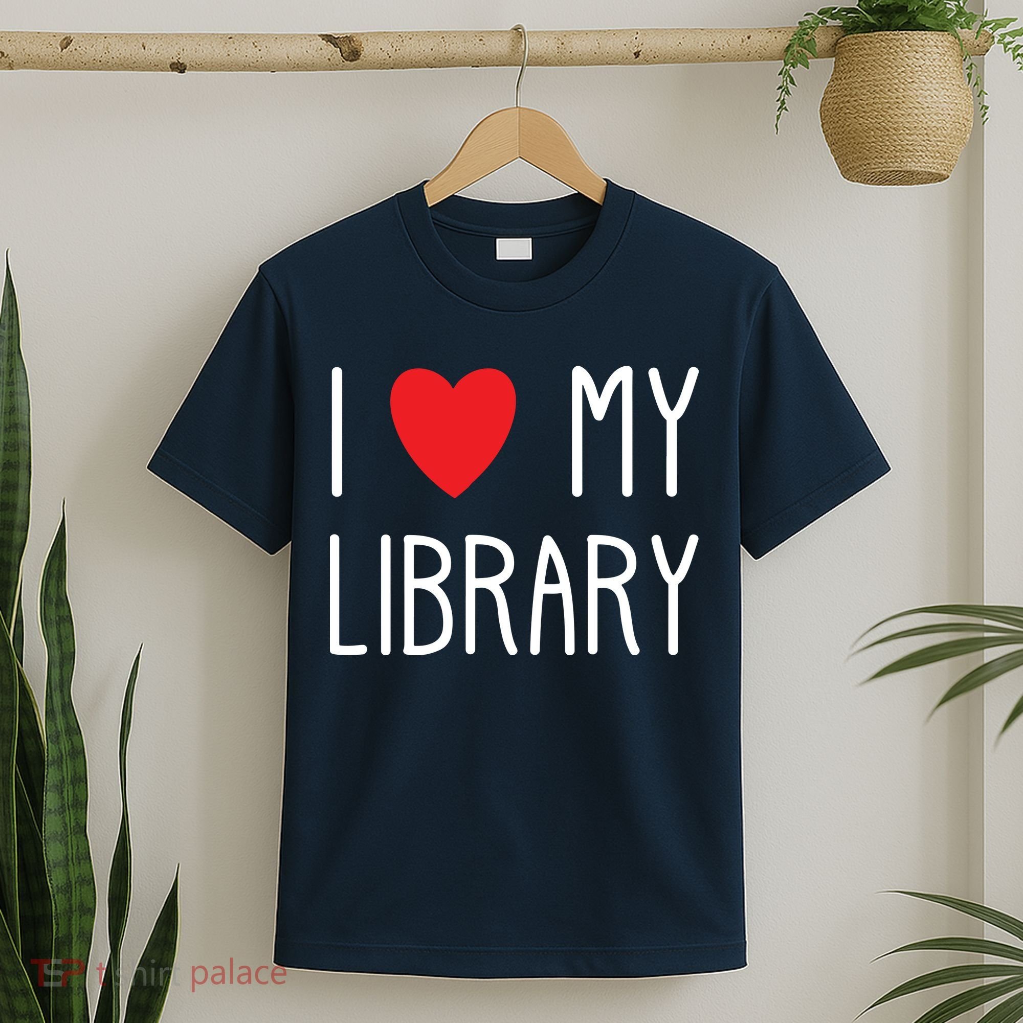 I Love My Library For Book Lovers Readers Librarian T-Shirt