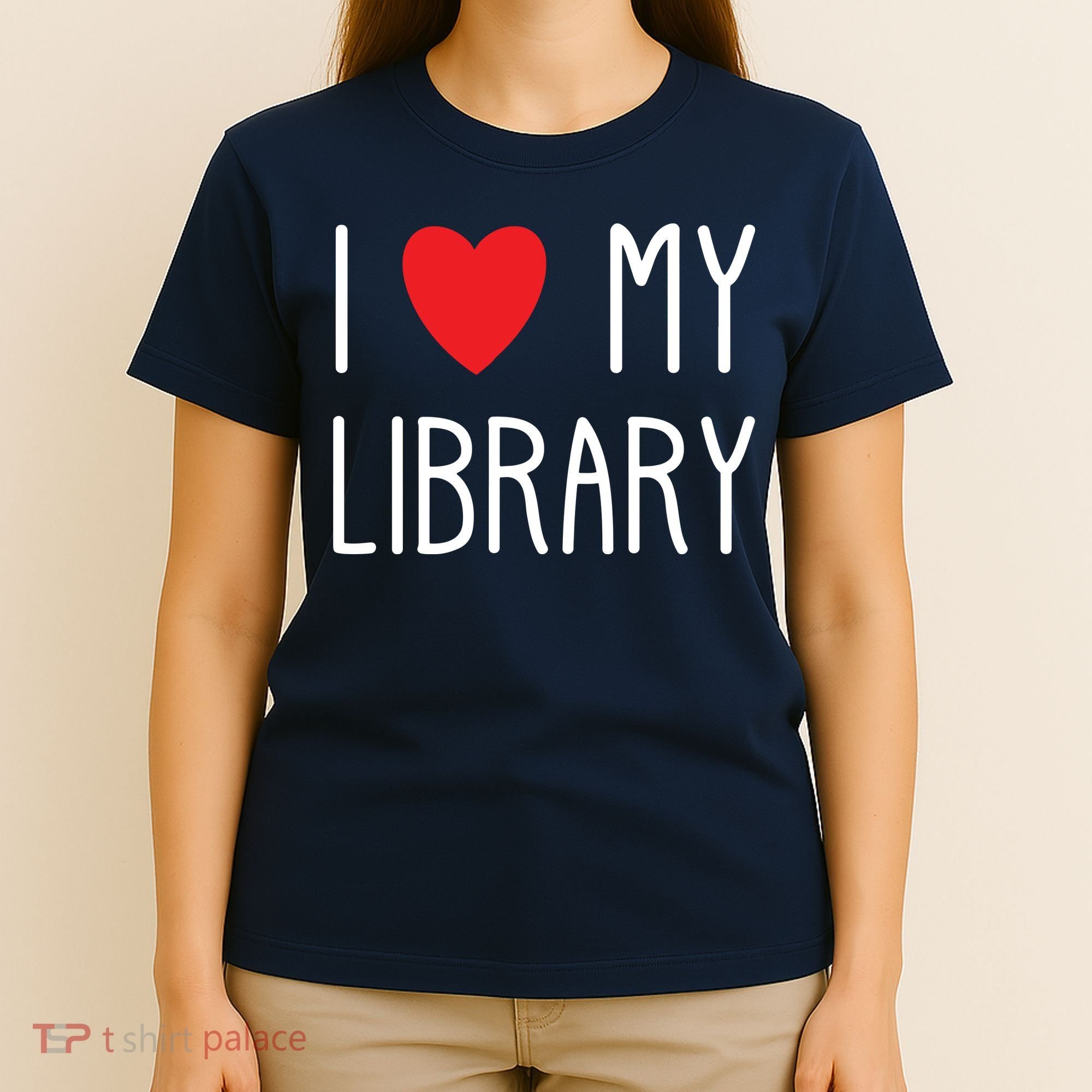 I Love My Library For Book Lovers Readers Librarian T-Shirt