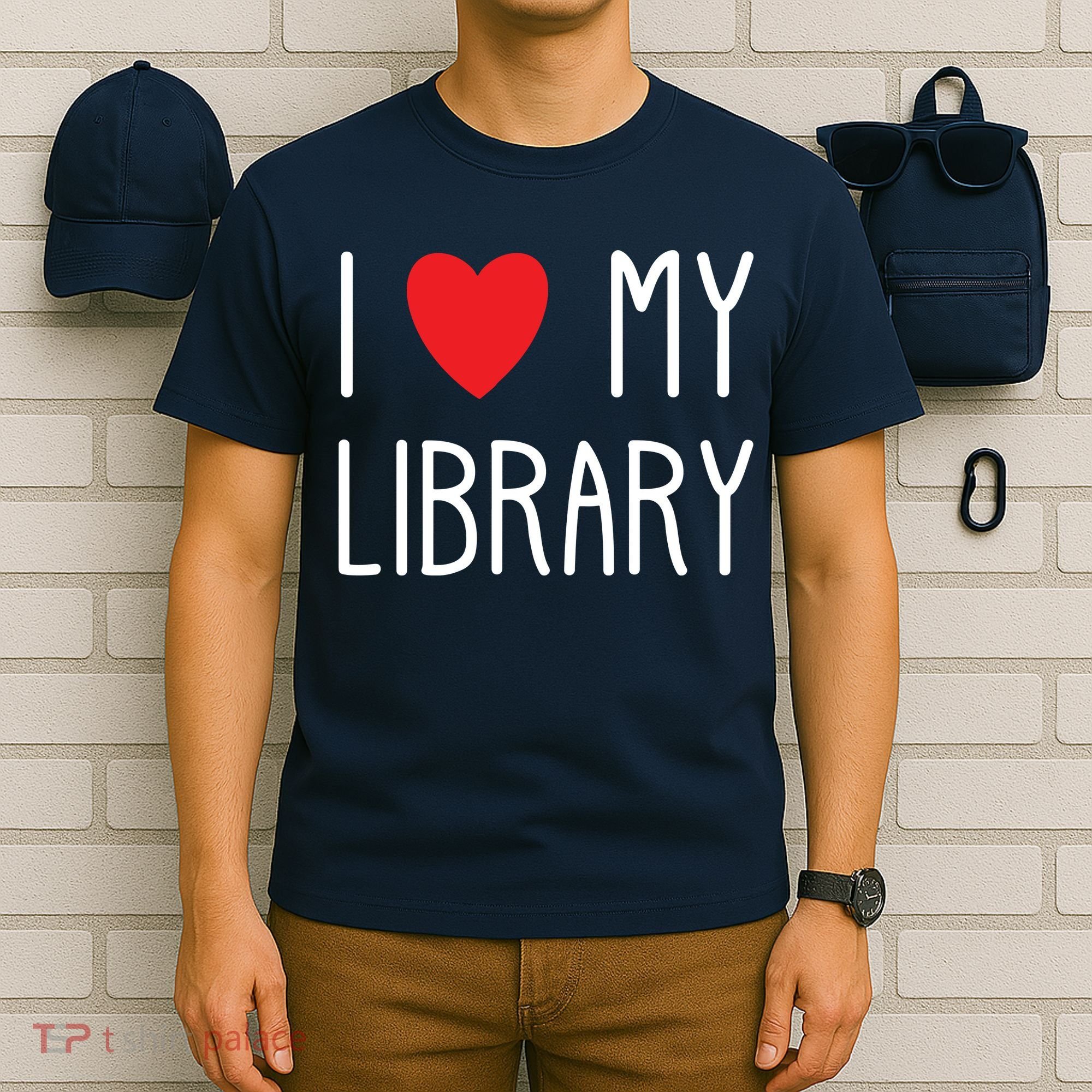 I Love My Library For Book Lovers Readers Librarian T-Shirt