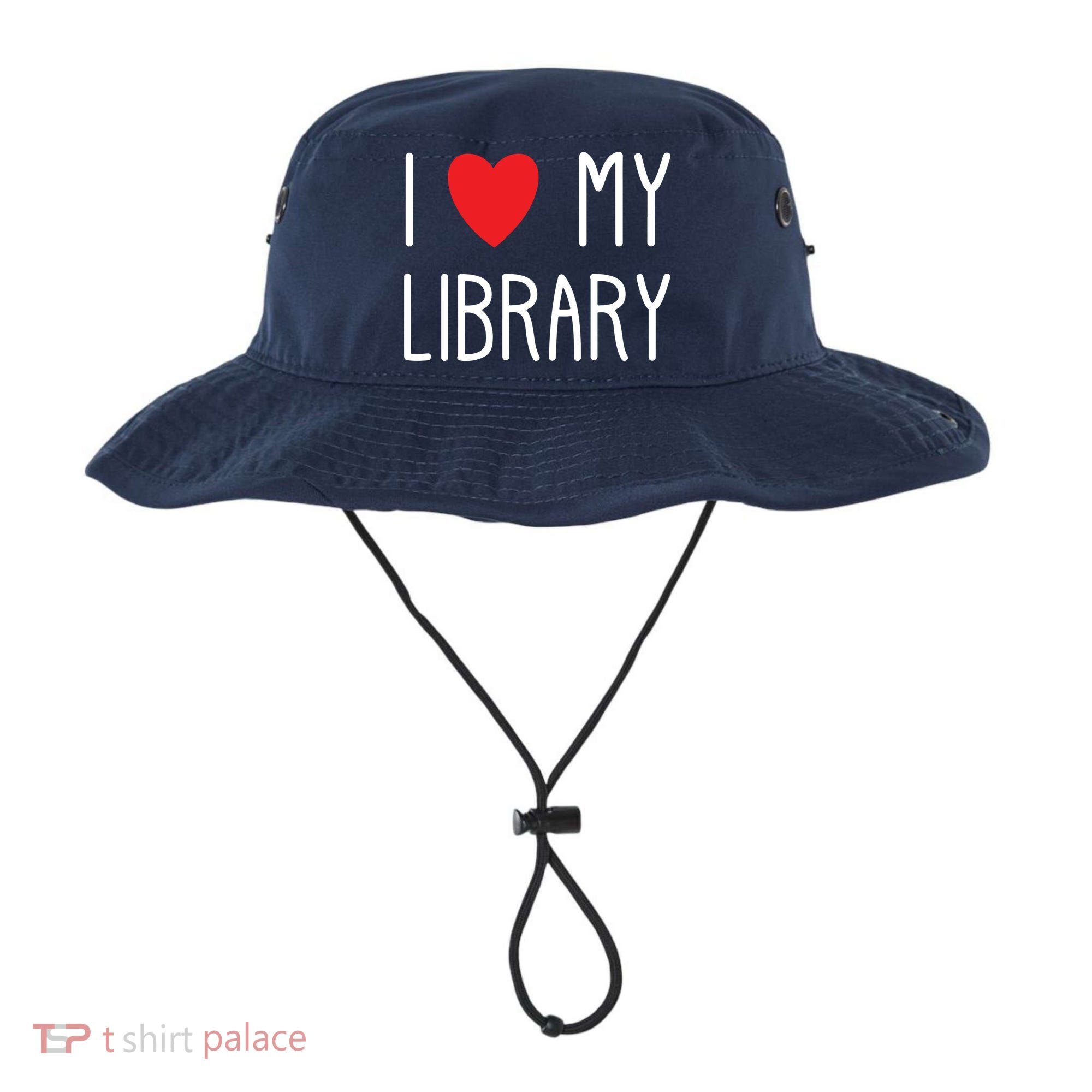 I Love My Library For Book Lovers Readers Librarian Bucket Hat