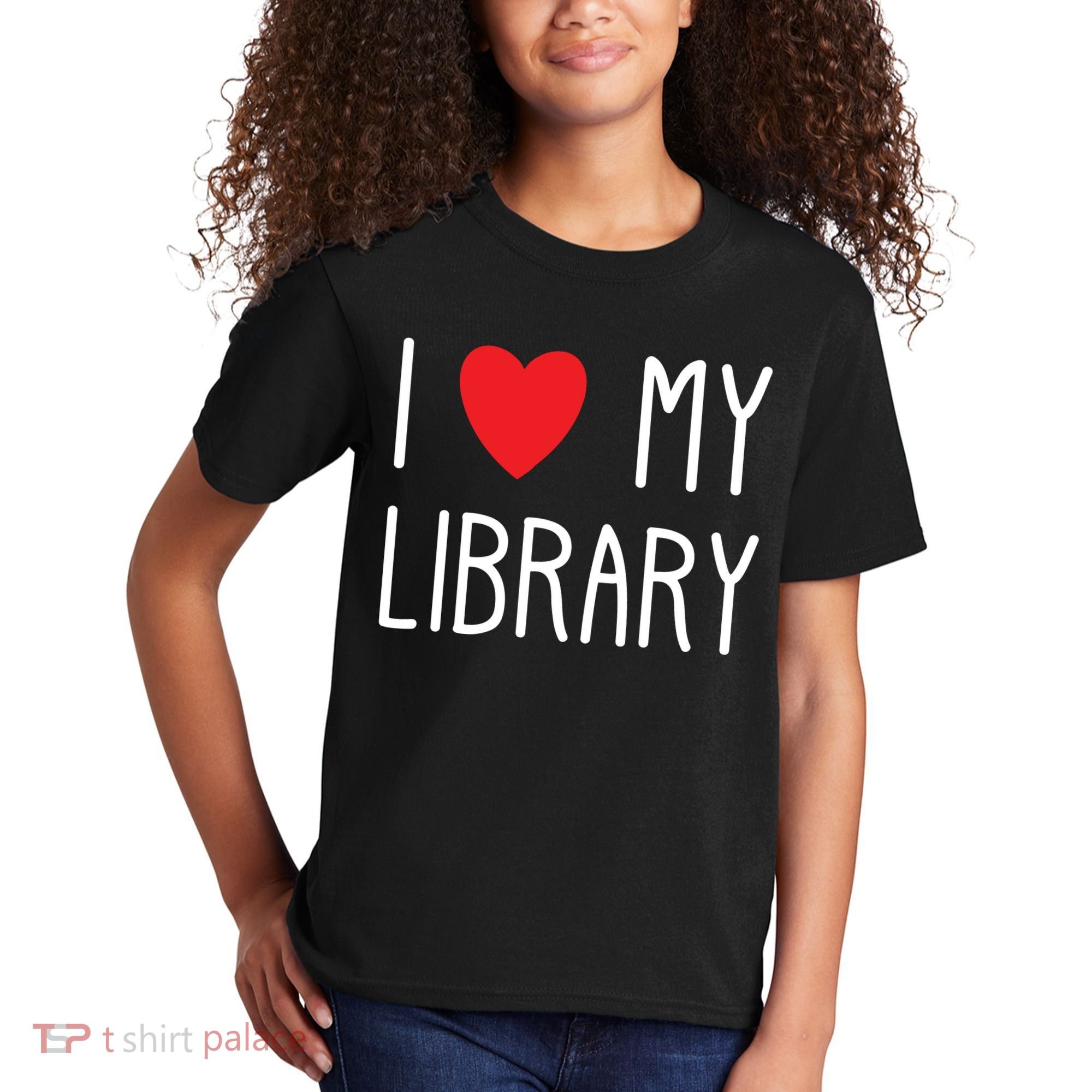 I Love My Library For Book Lovers Readers Librarian Kids T-Shirt