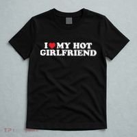 I Love My Hot Girlfriend Shirt I Heart My Hot Girlfriend T-Shirt thumb 5