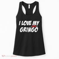 I Love My Gringo Valentine's Day For Latinafriend Wife Women's Tank Top thumb 0
