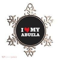 I Love My Abuela Favorite Family Member Valentines Gift Ornament thumb 0