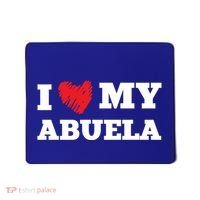 I Love My Abuela Favorite Family Member Valentines Gift Mousepad thumb 0