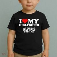I Love My Girlfriend So Please Stay Away From Me Toddler T-Shirt thumb 2