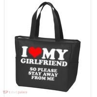 I Love My Girlfriend So Please Stay Away From Me Tote Bag thumb 3