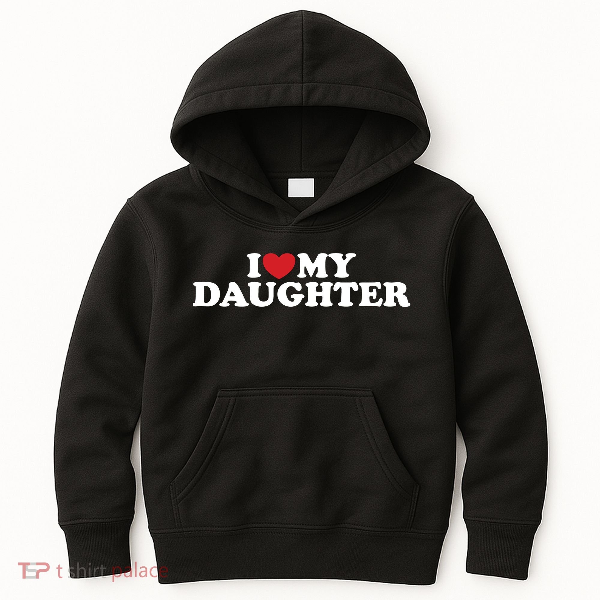I Love My Daughter Kids Hoodie