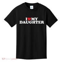 I Love My Daughter Kids T-Shirt thumb 0