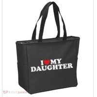 I Love My Daughter Tote Bag thumb 2