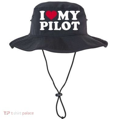 I Love My Pilot Gift Bucket Hat