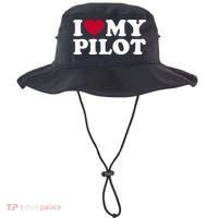 I Love My Pilot Gift Bucket Hat thumb 0