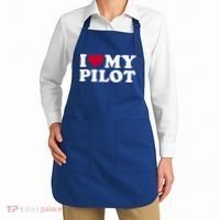I Love My Pilot Gift Apron thumb 2