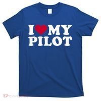 I Love My Pilot Gift T-Shirt thumb 0