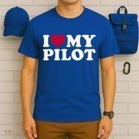 I Love My Pilot Gift T-Shirt thumb 6