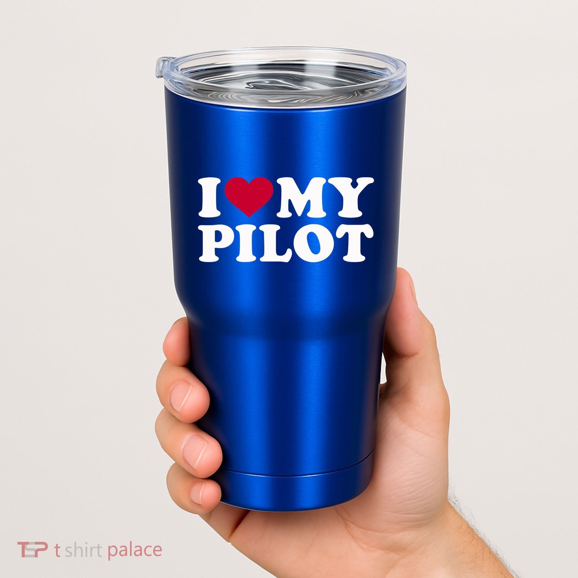 I Love My Pilot Gift Tumbler