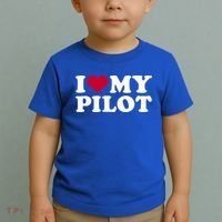 I Love My Pilot Gift Toddler T-Shirt thumb 2