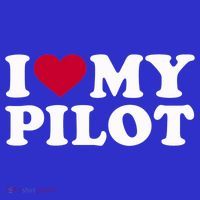 I Love My Pilot Gift Women's Long Sleeve Shirt thumb 2