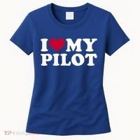 I Love My Pilot Gift Women's T-Shirt thumb 0