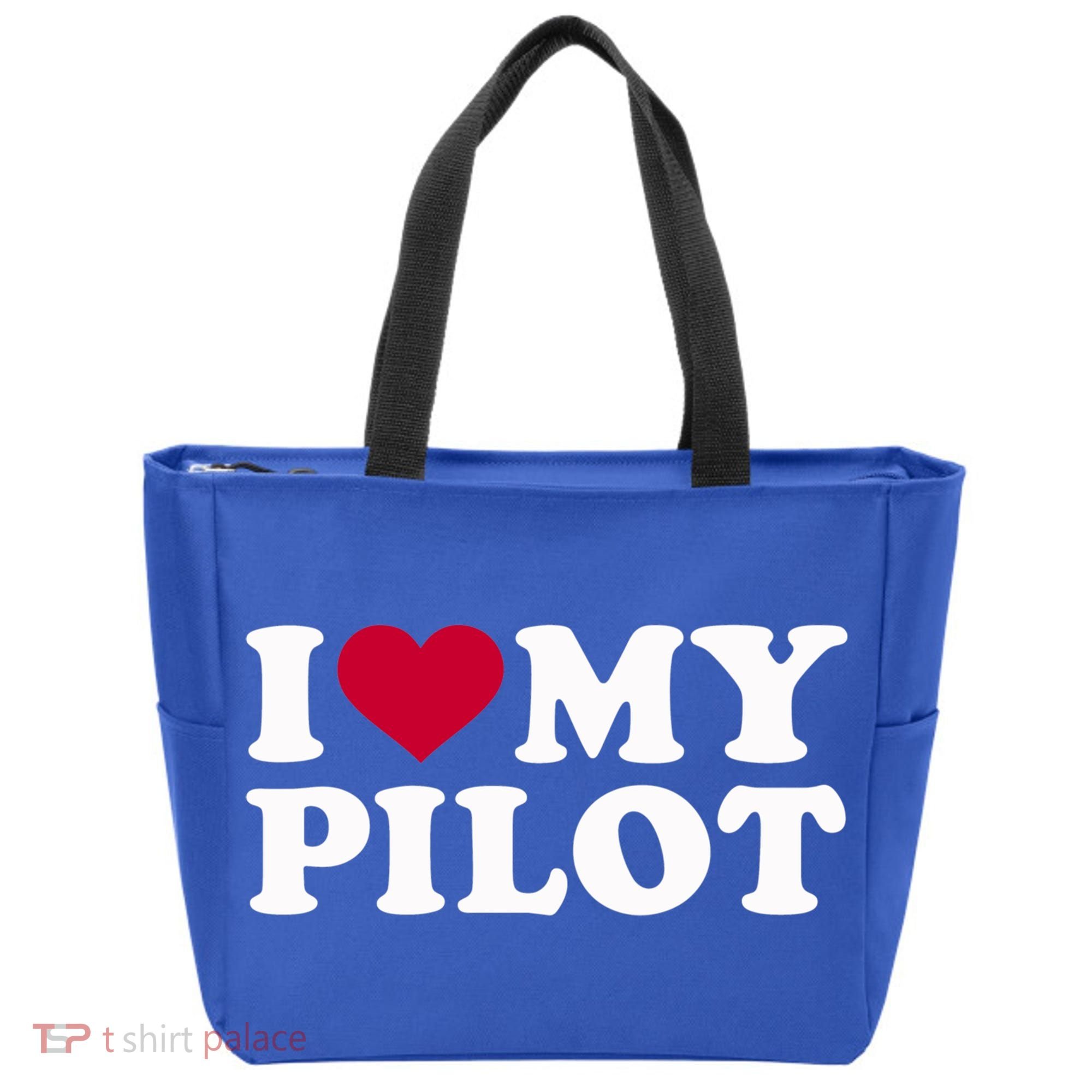 I Love My Pilot Gift Tote Bag