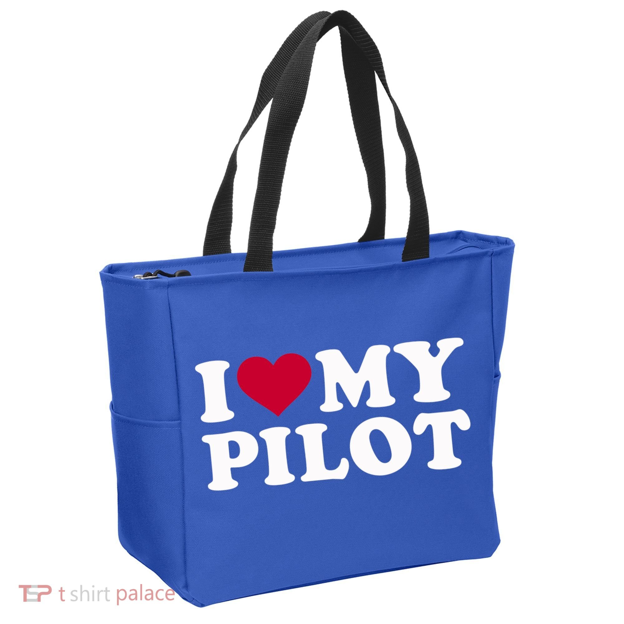 I Love My Pilot Gift Tote Bag