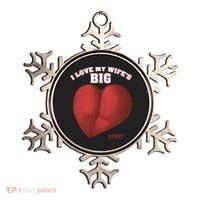 I Love My Wife's Big Heart Funny Huge Ass Bubble Booty Ornament thumb 0