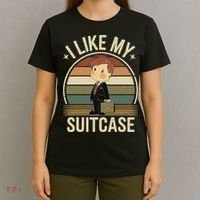I Like My Suitcase Vintage Trump Sootcase Viral Meme T-Shirt thumb 4