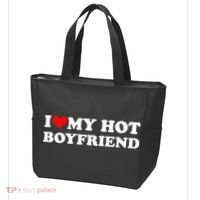 I Love My Hot Boyfriend Tote Bag thumb 3