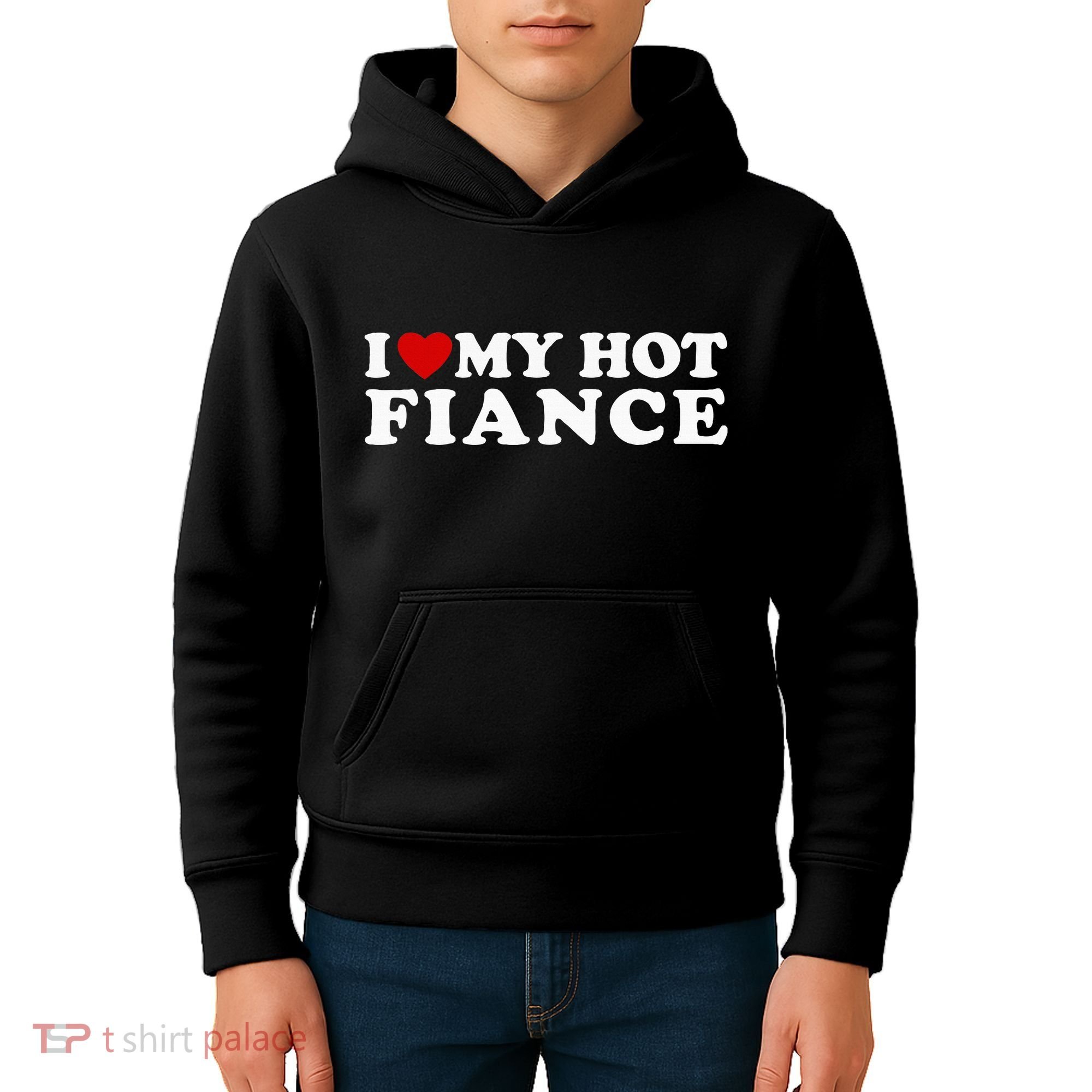 I Love My Hot Fiance Kids Hoodie