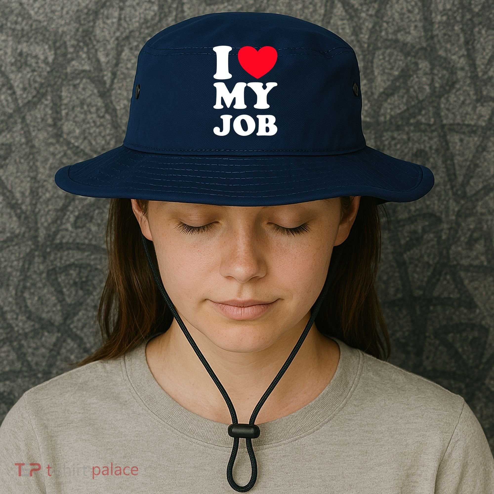 I Love My Job Bucket Hat