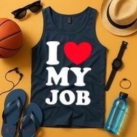 I Love My Job Tank Top thumb 4