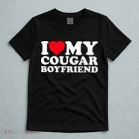 I Love My Cougar Boyfriend Tee I Heart My Cougar Boyfriend T-Shirt thumb 5