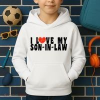 I Love My SonInLaw Kids Hoodie thumb 2
