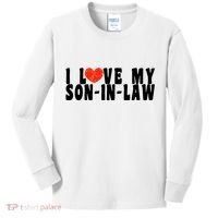 I Love My SonInLaw Kids Long Sleeve Shirt thumb 0