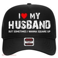 I Love My Husband But Sometimes I Wanna Square Up Hat thumb 0
