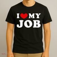 I Love My Job I Heart My Job T-Shirt thumb 3