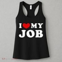I Love My Job I Heart My Job Women's Tank Top thumb 3