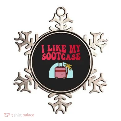 I Like My Sootcase Suitcase Ornament
