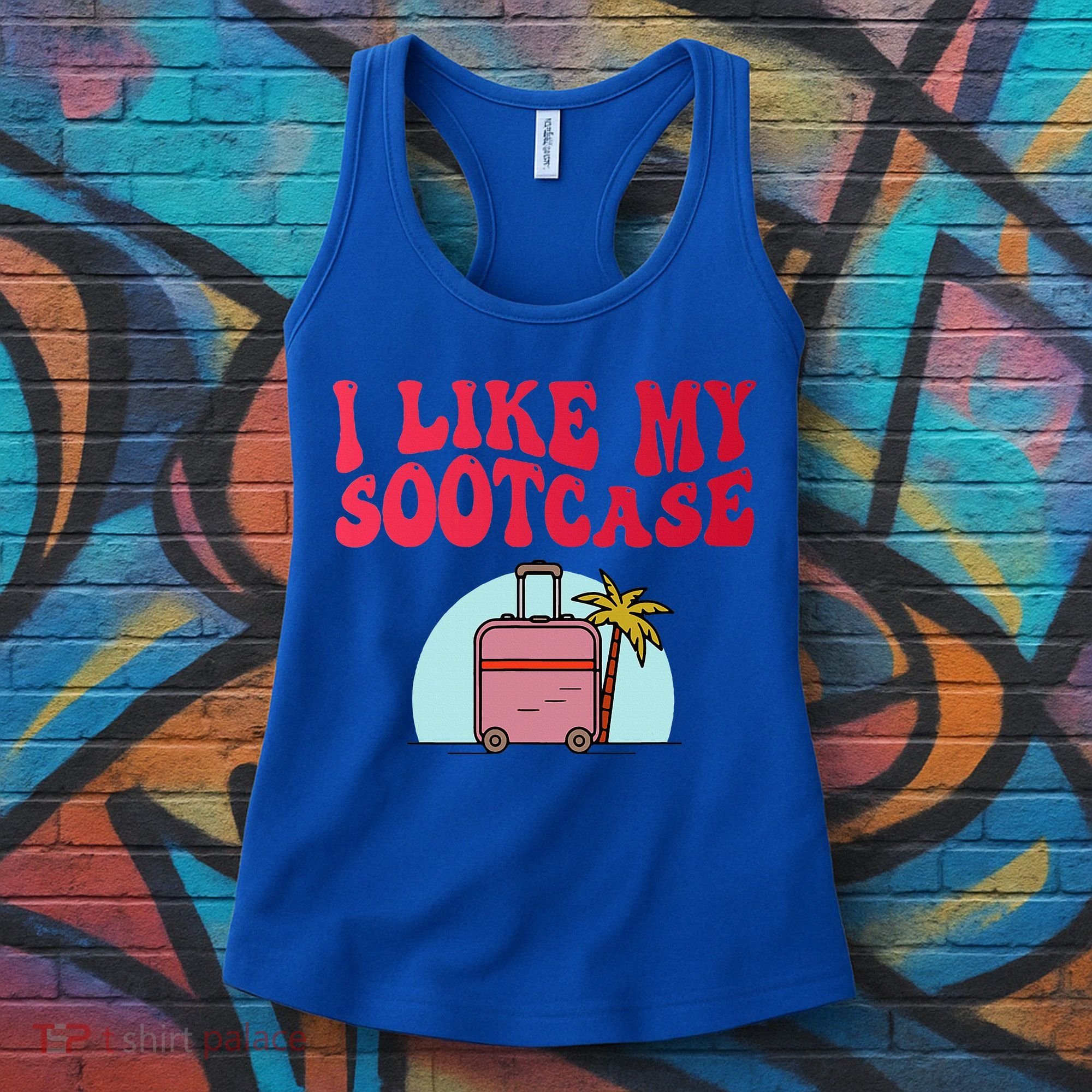 I Like My Sootcase Suitcase Women's Tank Top