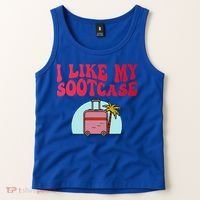 I Like My Sootcase Suitcase Tank Top thumb 2