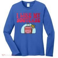 I Like My Sootcase Suitcase Women's Long Sleeve Shirt thumb 0