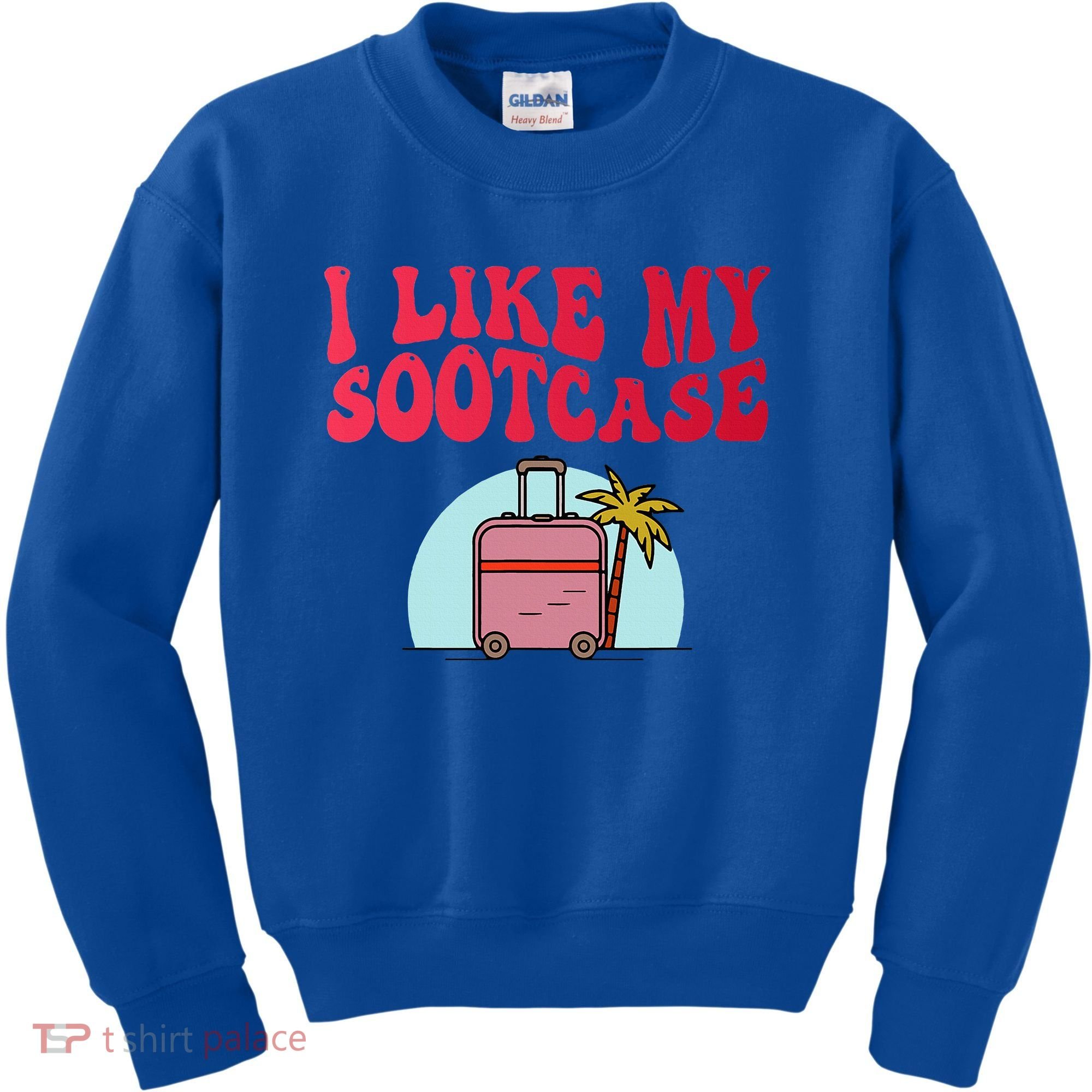 I Like My Sootcase Suitcase Kids Sweatshirt