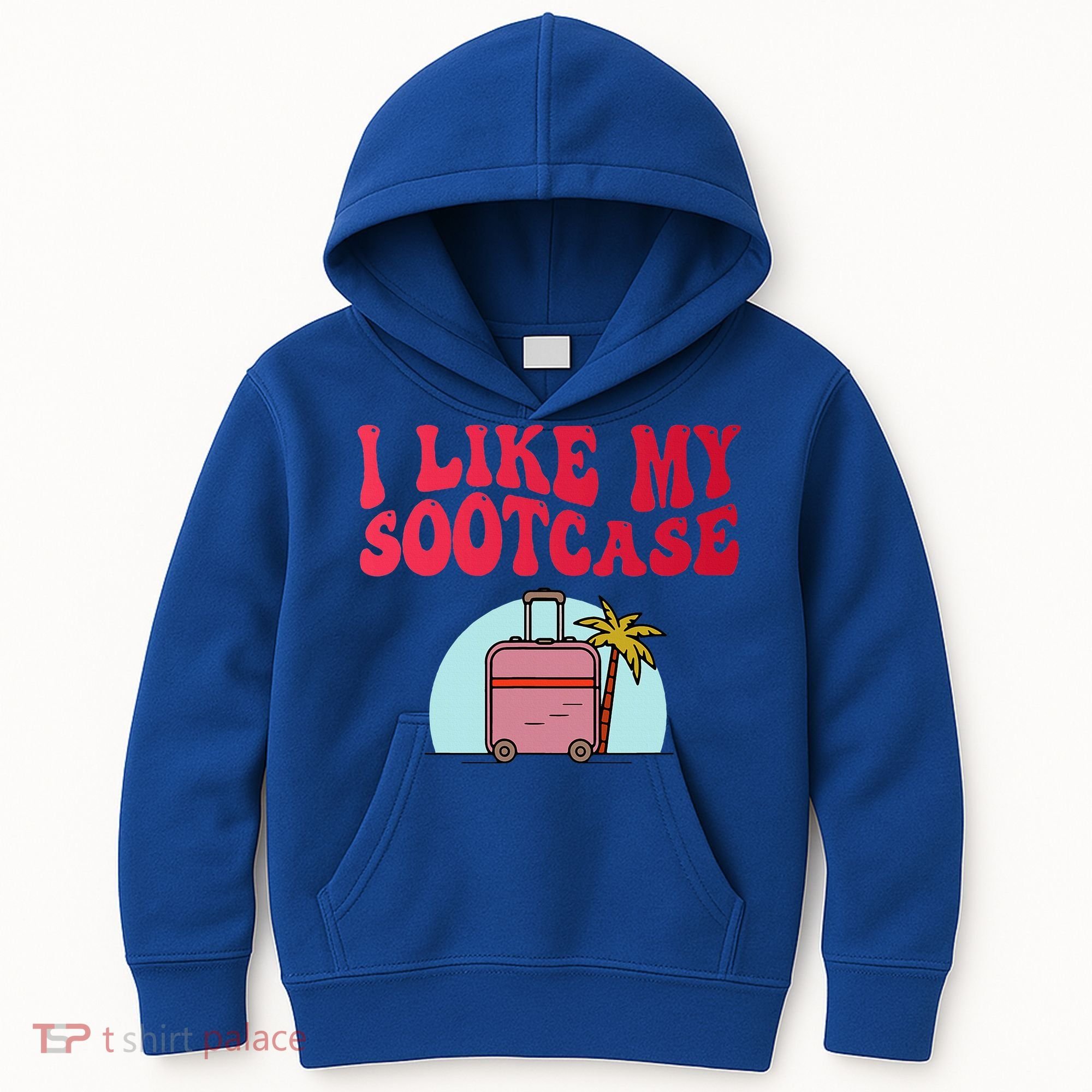 I Like My Sootcase Suitcase Kids Hoodie