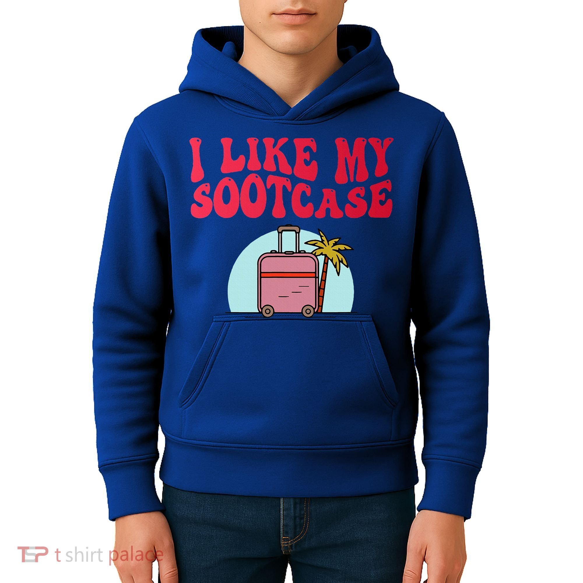 I Like My Sootcase Suitcase Kids Hoodie