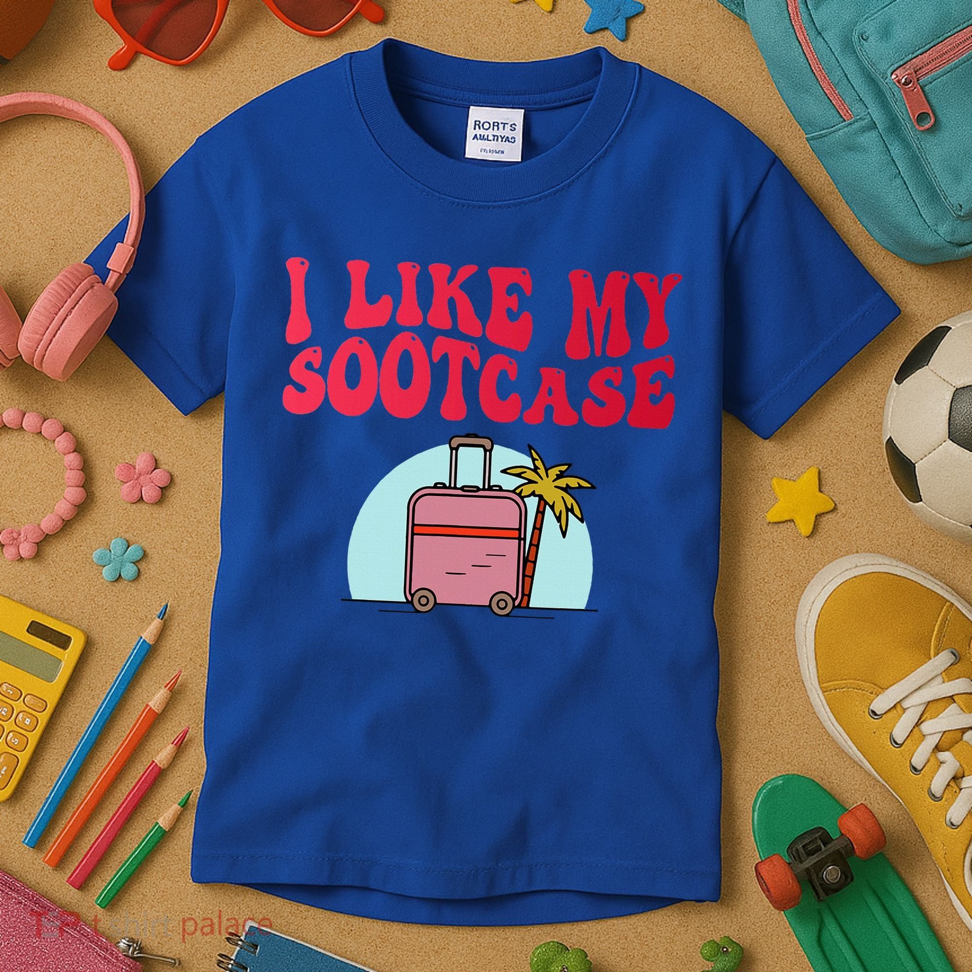 I Like My Sootcase Suitcase Kids T-Shirt