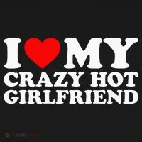 I Love My Hot Girlfriend Love My Crazy Hot Girlfriend Women's Hoodie thumb 2