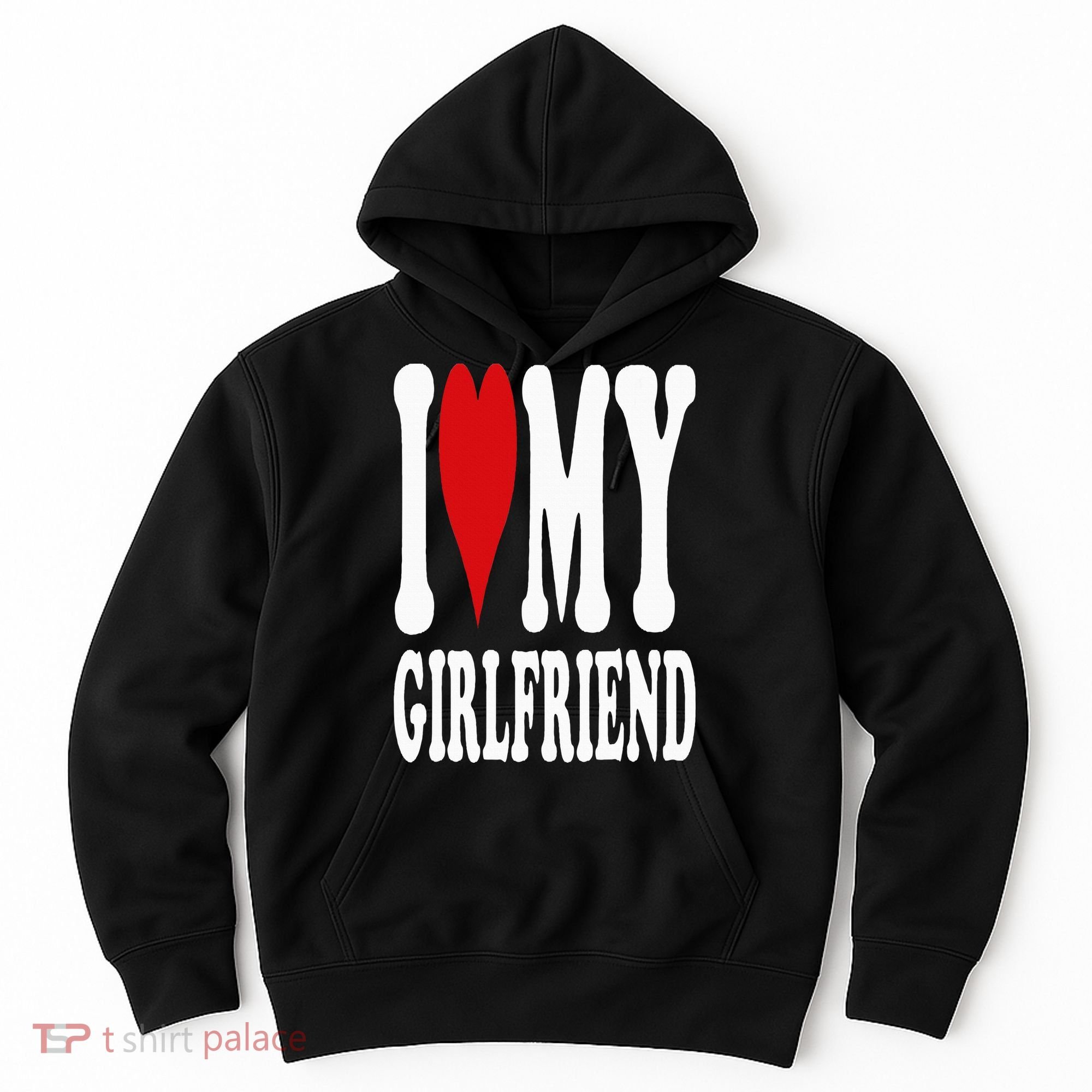 I Love My Girlfriend Gf I Heart My Girlfriend GF Hoodie